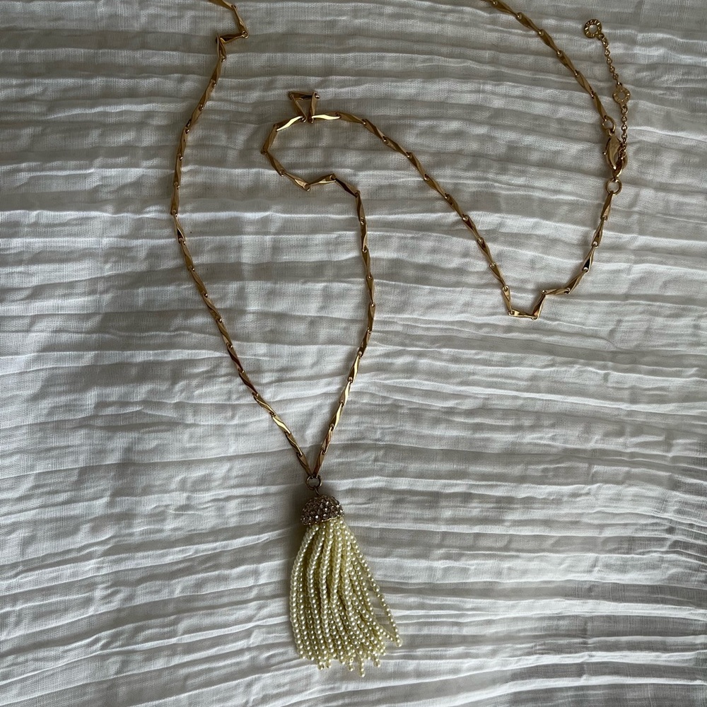 Pearl Tassel Necklace